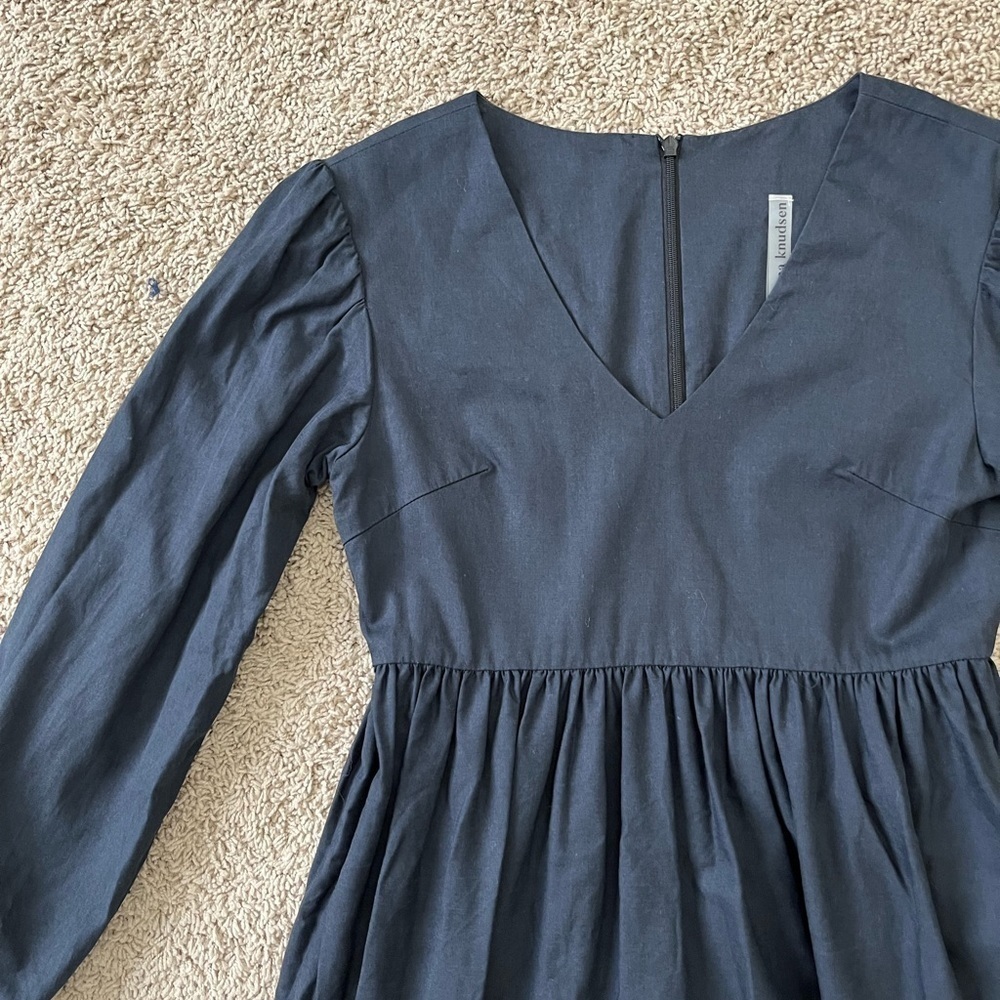 Emma Knudsen Frankie Tiered Babydoll V-Neck Dress - Picture 8 of 12